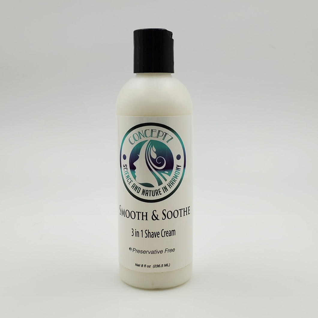 Smooth & Soothe 3 In 1 Shave Cream, 8 oz.